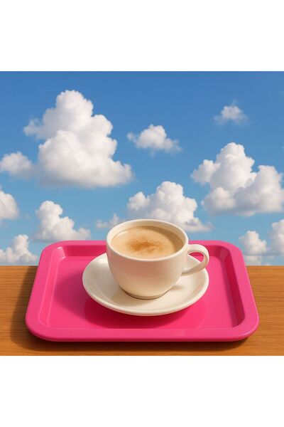 The fabrication Colorful Unbreakable Plastic Square Flat Coffee & Tea & Desse...