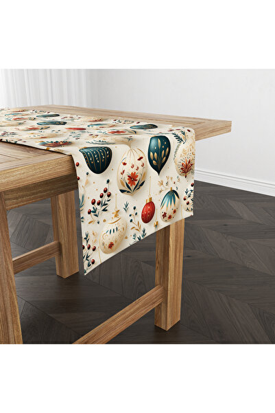 Filamente Digital Printed Runner - New Year / Christmas Patterned - 140X40 cm