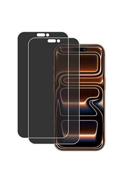 HYX 2 Pack For Apple iPhone 16 Pro Max/17 Pro Max Clear Privacy Hydrogel Screen Protector