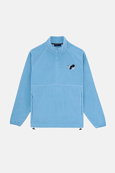 WWF Market Fleece Eagle Half-Zip - Μπλε