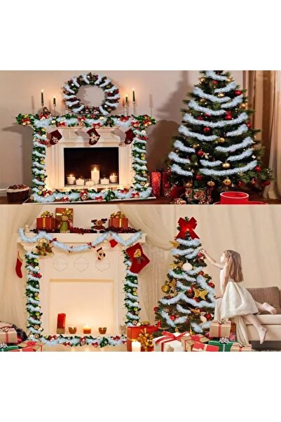 OEM Christmas Holographic Tinsel 3m x 8cm