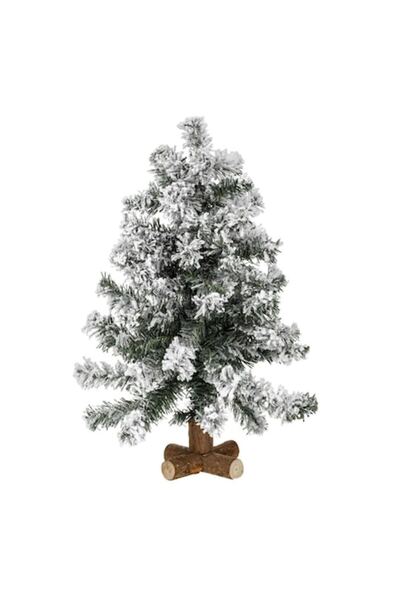 OEM Brad de Crăciun artificial decorativ pentru masă, 70 de crengi, bază din ...