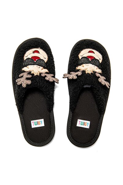 Twigy Tw Happy Black Women's House Slippers 37/41