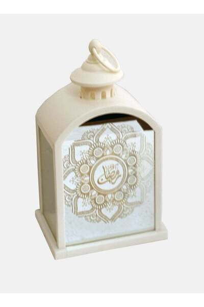 Generic Tradeo Ramadan Kareem Ramadan Lantern Lights with LED Candle â€“ Battery Powered Ramadan Decoration