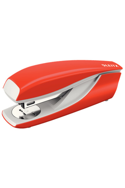 Leitz Capsator metalic NeXXt Series 5502, 30 de coli, roșu deschis