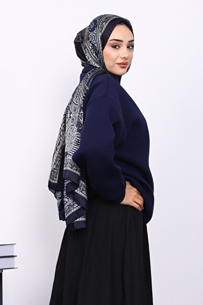 İmajButik Μπλε ναυτικό με φερμουάρ και τρεις κλωστές επένδυση fleece Sweat