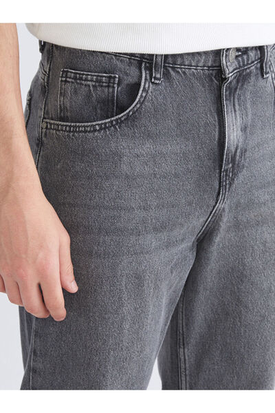 LC Waikiki Anthracite Baggy Fit Men's Jean Trousers