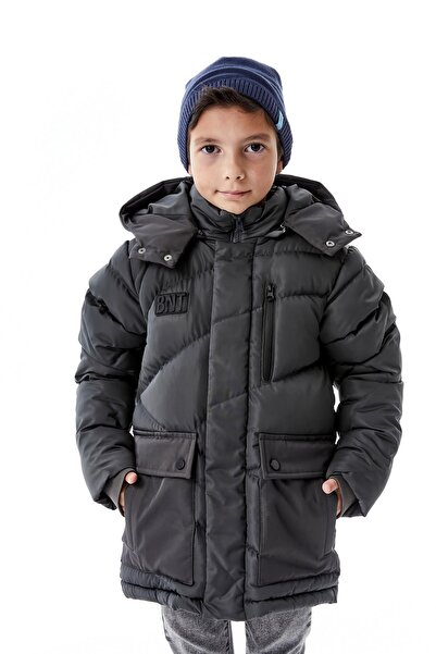 Benittokids Boy's Hooded Thick Winter Coat 51335