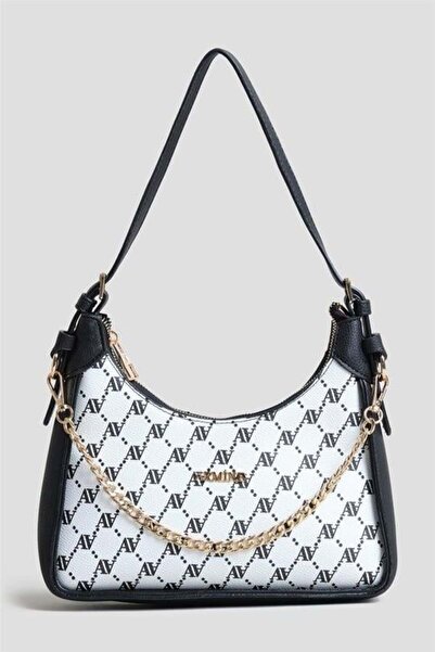 Armine White Dotted Bag 386