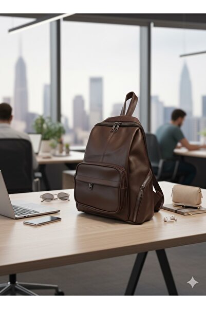 Newish Polo Donna Backpack-Washed Faux Leather