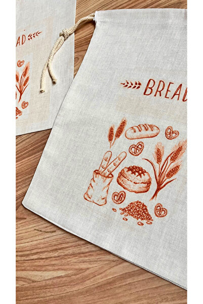 Kalemlik Dünyası Bread Bag Large Size 1.Quality Imported Fabric Volkbag