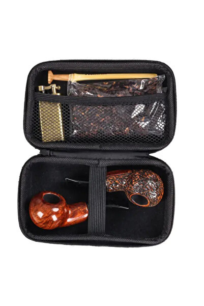 Gemma Portable case for 2 pipes and accessories - travel bag for smokers