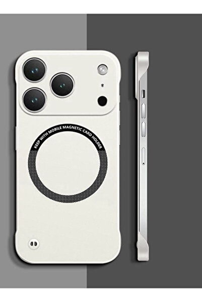 Generic Magnetic Case for iPhone 17 Pro Max，without Edges，Ultra Slim，Solid Color Borderless 17 Pro Max Cover