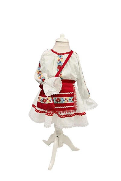 Kareea Compleu Traditional cu fota rosie ( 5 piese )