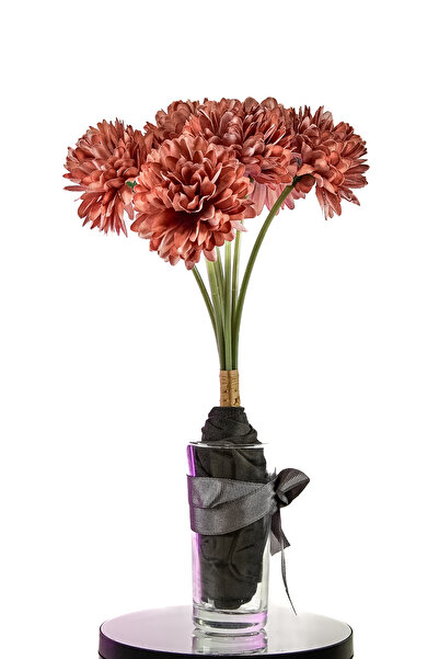 BYSHOME باقة زهرة الأقحوان الاصطناعية الفاخرة المكونة من 7 فروع زهرة صناعية ل...