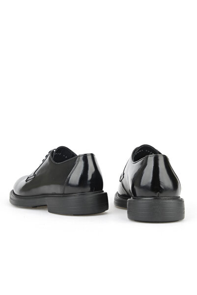 Ziya , Men's Genuine Leather Shoes 15350Z2299 Black