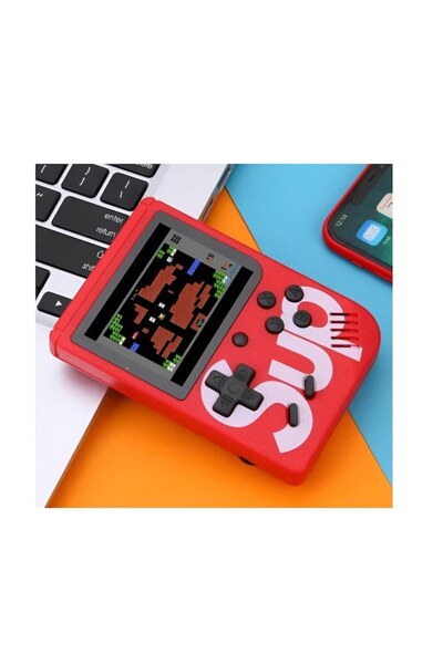 stuffix Portable SUP Game Box – 400 Built-in Retro Games, TV-connectable,