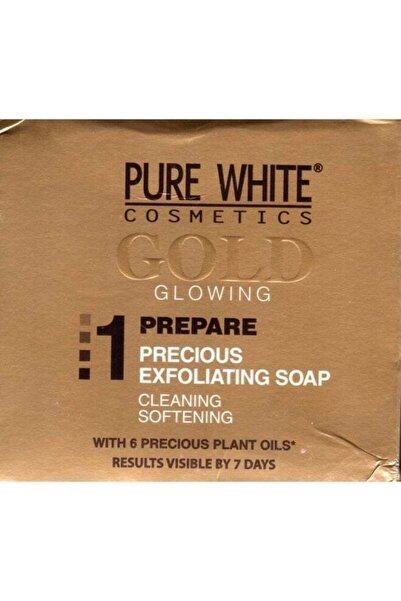Pure White Cosmetics Gold Glowing Skin Whitening Soap 150 grams