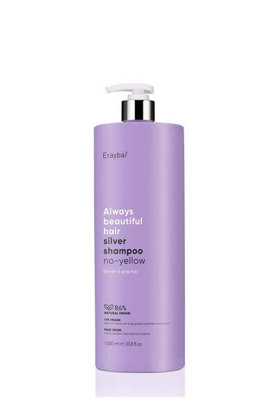 ERBEAY Irayba Silver Shampoo for White, Gray and Blonde Hair 1000ml