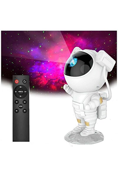 Generic NextHIAS Astronaut Galaxy Projector Night Light â€“ 360Â° Rotation Starry Nebula LED Lamp for Kids