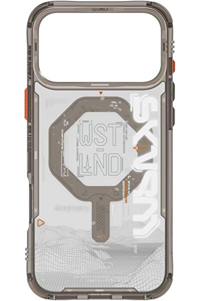 Skinarma Sonix iPhone 17 Pro Case - 8-Ft Drop Protection, Magnetic Ring, Stone