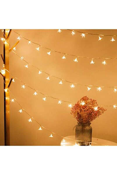 Generic شاربدو - هدايا صغيرة مزخرفة - ضوء نجمة LED أصفر 6 أمتار