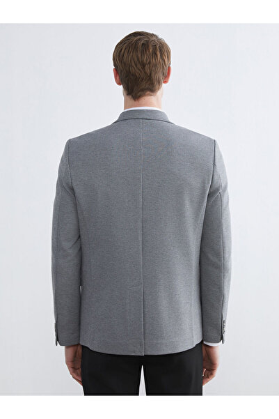 LC Waikiki Сірий блейзер Slim Fit для чоловіків