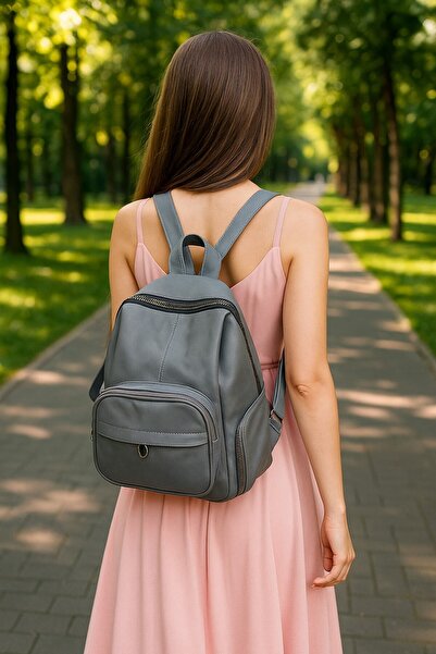 Newish Polo Donna Backpack-Washed Faux Leather