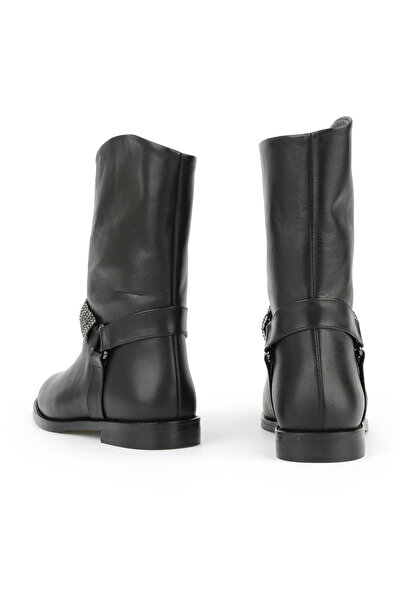 Ziya , Women's Genuine Leather Boots 1531030Z25110 Black