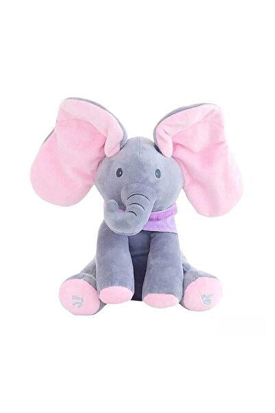 Virtual Trend Jucarie Elefant Cucu-Bau, Virtual Trend®, canta si isi acopera ...