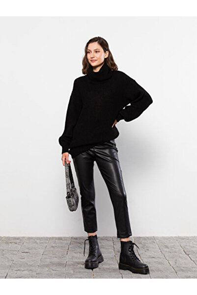 LC Waikiki Stand Collar Women's Knitwear Tunic