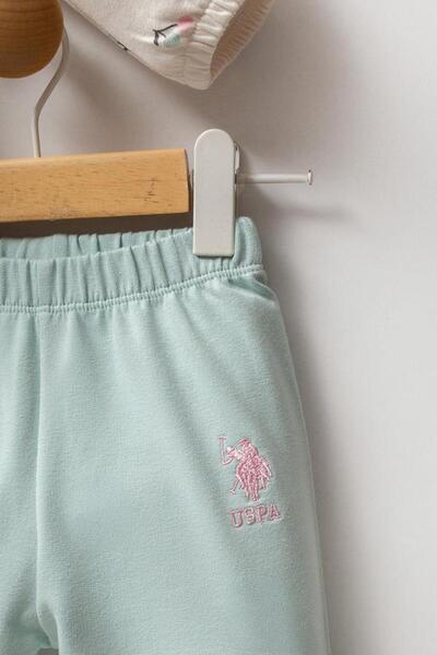 U.S. Polo Assn. Kids طقم مكون من قطعتين للأطفال الرضع من U.S. Polo Assn USB2747