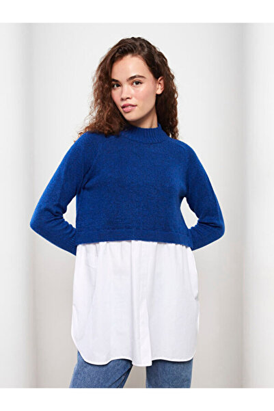 LC Waikiki Stand Collar Women's Knitwear Tunic