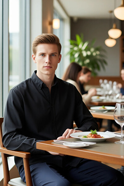 PayBuy Unisex Regular Fit Cotton Linen Look Long Sleeve Shirt Offers Everyday Elegance Aesthetic