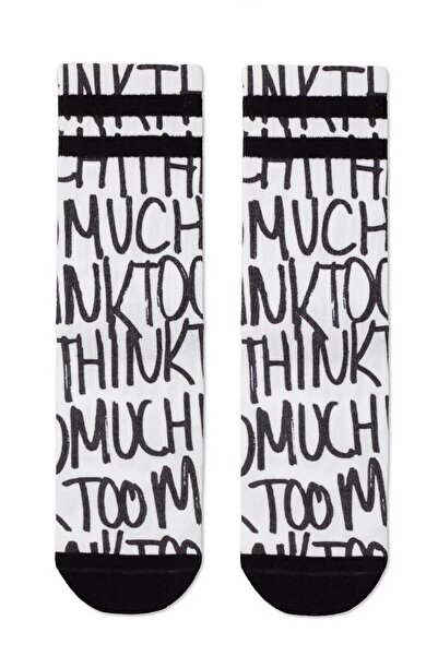 Conte Elegant Funny cotton socks with print, Conte Fantasy 328 - White, 36-39 (23-25)