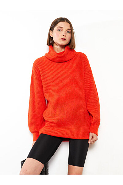 LC Waikiki Stand Collar Women's Knitwear Tunic