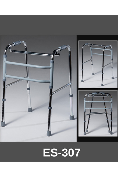 ES MEDİKAL Walker Yürüteç Hasta Yaşlı Yürüme Desteği Baston Tutamak Destek