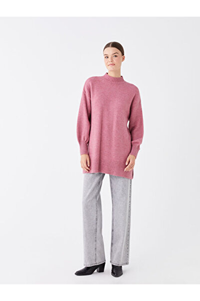 LC Waikiki Half Turtleneck Oversize Women's Knitwear Tunic