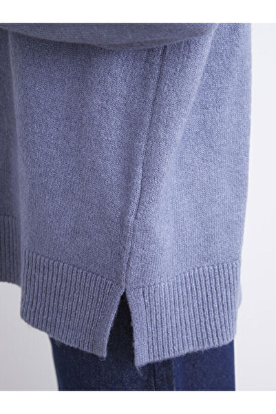 LC Waikiki Stand Collar Oversize Women's Knitwear Tunic