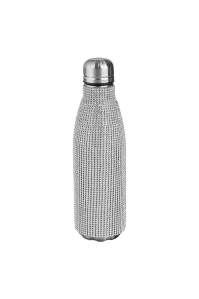 OEM Thermal Bottle Stainless Steel with Silver Rhinestones 500ml