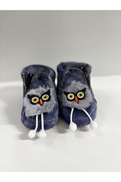 FK Spor Ayakkabı Fermuarlı Bebek Panduf Ev Terliği