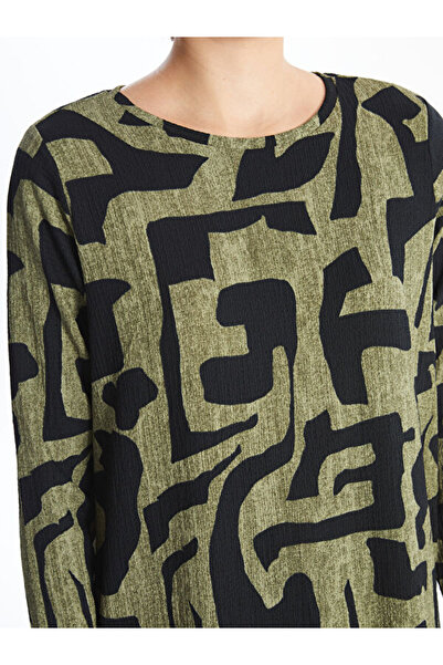 LC Waikiki Crew Neck Patterned Women's Tunic