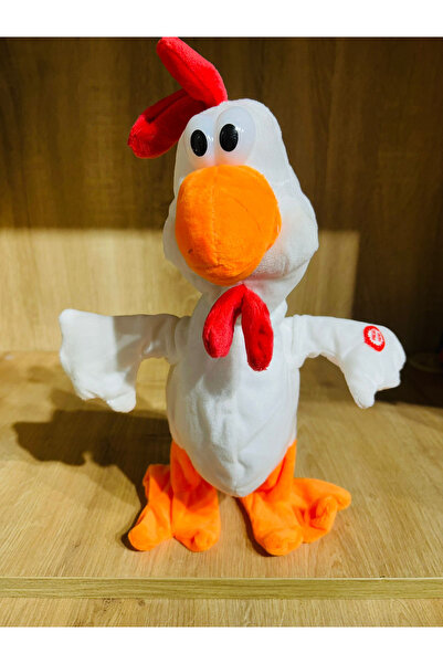 Marsel oyuncak Dans Eden 35 Cm Dans Eden Peluş HAYVANLAR Kafasından Çekince Bağırır Eğlenceli Çocuk Oyuncak Pilli