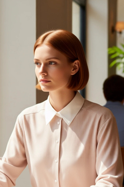 PayBuy Striped Pattern Woven Shirt for Women Offers Elegance with Comfortable Fit and Collar Details Stylish