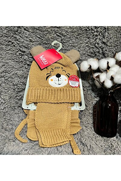 Kitti ÇOCUK ATKI BERE ŞAPKA ELDİVEN SET