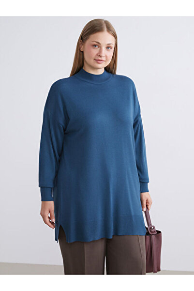 LC Waikiki Stand Collar Women's Knitwear Tunic