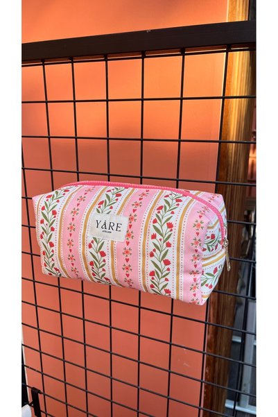Yare Atelier Makeup Bag, Portable Bag Size Makeup Bag Travel Bag Fabric Bag