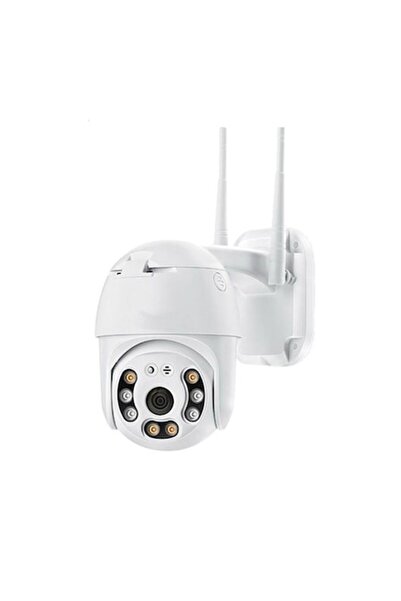 stuffix GLSmart 3MP Full HD Outdoor/Indoor Surveillance Camera, 4G, Color Night Vision, IP66, 64GB, White