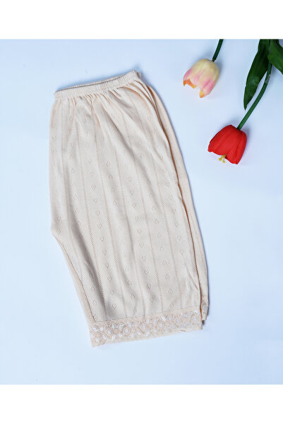 ROSE LİNGERİE Women's shorts made of 100% cotton jacquard fabric - One size fits XL to 4XL