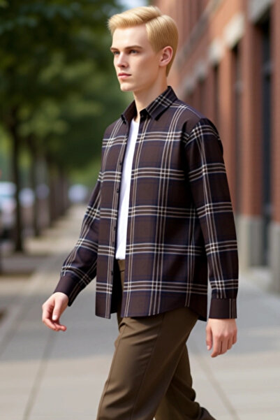 PayBuy Men's Checkered Regular Fit Shirt Functional Durable Quality Comfortable Aesthetic Premium Stylish